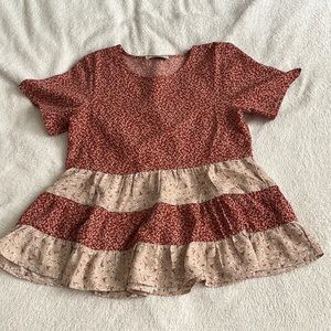Paper Crane Babydoll Blouse